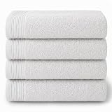 NOVOTEXTIL Toallas Cara 30x50 cm – Juego de 4 Toallas Pequeñas 100% Algodón...