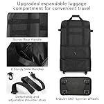 Expandable Foldable Suitcases with Wheels Collapsible Luggage Bag Large capacity Suitcase Duffel Bag for Men Women - Image 2