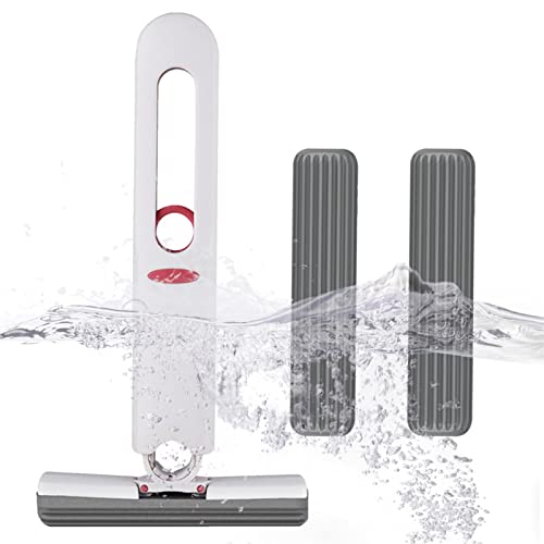 ポータブルセルフスクイーズミニモップ ポータブルセルフスクイーズミニモップ、多機能ハンズフリー、怠惰な手洗い、強力な吸収スポンジ、ウェットとドライのデュアルユース、家庭用キッチンバスルームデトカーガラリーニング怠惰な手洗い不要の強力な吸収性 | 不要の性