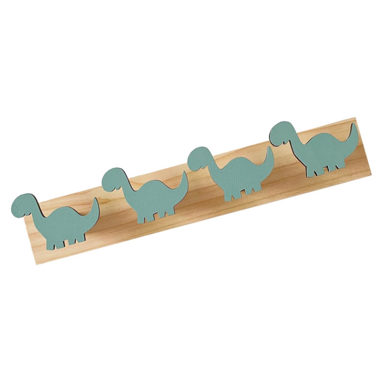 Patère murale dinosaure PRETYZOOM en bois noble pour serviette