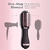 L'ANGE HAIR Le Volume 2-in-1 Titanium Blow Dryer Brush | Hot Air Brush for Hair Drying & Styling | Ionic Oval Barrel for Smooth, Frizz-Free Volume | (Black – 75mm) #1