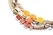 COIRIS 3 Multi Layer Shell Glass Beaded Fashion Necklace for Women 21