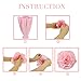 13 Pieces 3D Paper Flowers Pink White with Trees 10