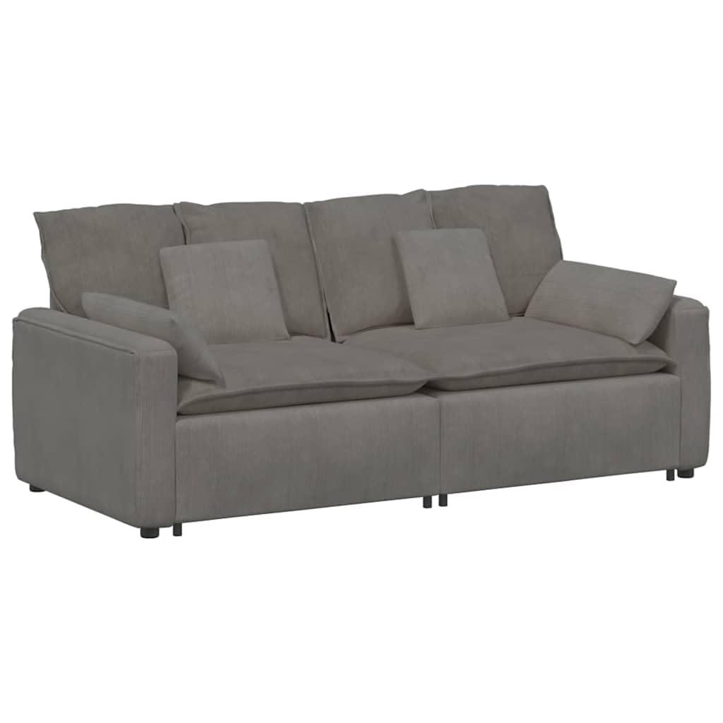Gecheer Divano Modulare con Cuscini Grigio Chiaro,Divano,Divanetto,Modulare componibile Mobili per Soggiorno,Divano Modulare per Bambini,Divano Modulare Componibile,P3321137