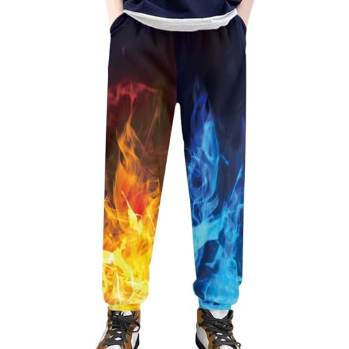 Sweatpants for Boys High Waisted Joggers Summer Fall Workout Baggy Yoga Pants Bottom Trousers2