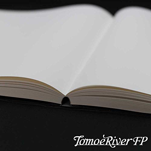 SAKAEテクニカルペーパー Tomoe River FP (52g/m2) Defter, SANZEN, 14,8 cm x 21,0 cm, 368 sayfa (184 Yaprak), Sert Kapak, Çizgisiz, İplikli, Beyaz (SR-A5MBW)
