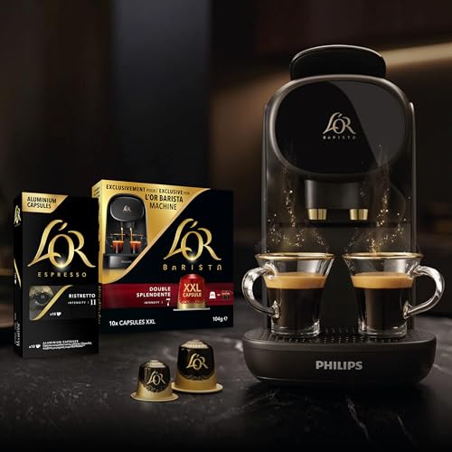 L'OR Espresso Cápsulas de Café Onyx | Intensidad 12 | 40 Cápsulas Compatibles Nespresso
