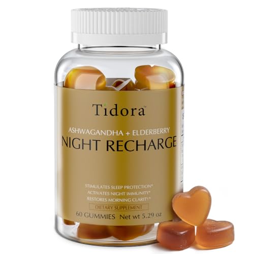 Tidora Nighttime Hydration Natural Sleep Gummies,