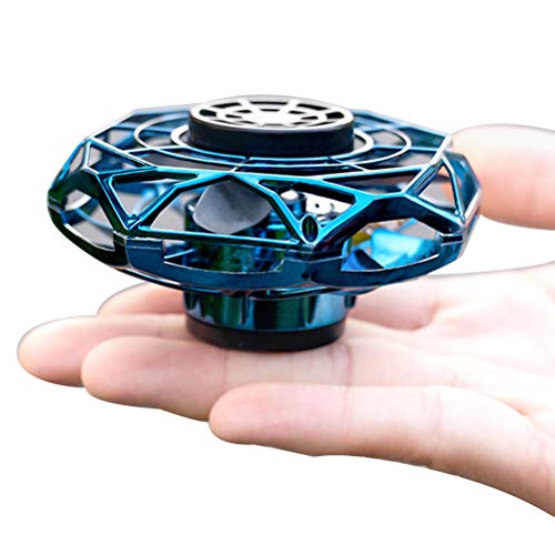 Mini Drohnen Für Kinder, Manuelle Drohnen Für Mini Flugspielzeuge Mit LED Licht, Handbetriebene UFO Quadcopter Drohnen, 360 ° Drehbare
