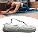 Menolana Yoga Mat Bag Gym Bag Zipper Pouch for Women Yoga Mat Holder Yoga Mat Carrier Storage Bag for Park,Office Travel Beach Pilates, Gray
