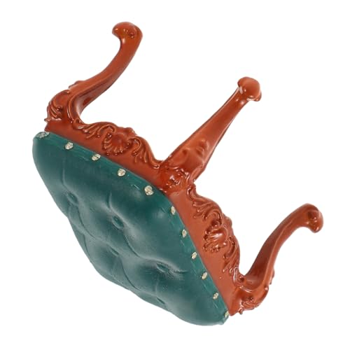 BESPORTBLE Casa de Muñecas Silla Vintage para Salón y Estudio Muebles Miniatura Resistentes y Decorativos para Colección