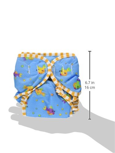 Kushies Swim Diaper, Goldfish Print, Large