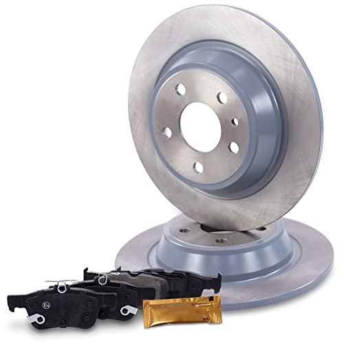 BESTPRICE BESTPRICE Bremsenset Hinterachse inkl. Bremsscheiben Ø 302 mm Voll