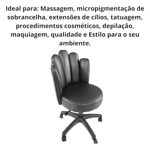 HENVIFER, Kit estética Maca 3 posições massagem + Mocho + Escada