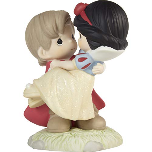 Precious Moments 203064 Disney Snow White And The Seven Dwarfs And They Lived Happily Ever After Bisque Porcelain Figurine #TOP2