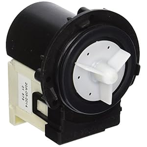 LG 4681EA2001T Genuine OEM Drain Pump Assembly for LG Washing Machines, Black
