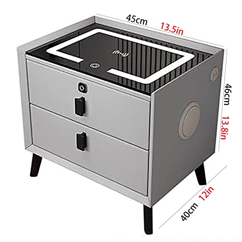 Table de chevet LED pour une chambre moderne et connectée sans câbles