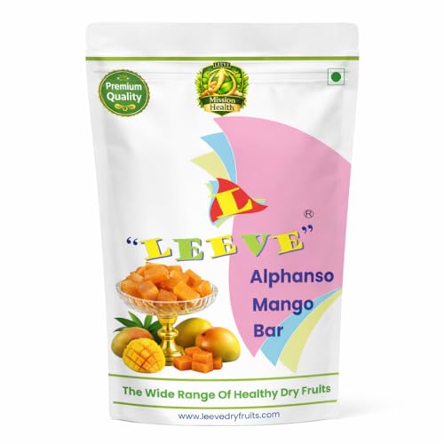 Image of Leeve Alphonso Mango Bar (Aam Papad) 800g | Real Mango Fruit Bar | Sweet & Tangy Snack | Kids Favorite | Travel Snack | No Added Preservatives | Traditional Indian Aam Papad