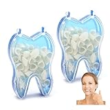 YAFIYGI 100 Pcs Tooth Caps for Broken Tooth Mixed Sizes Dental Temporary Crown Kit...