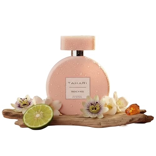 TAHARI Eau de Parfum for Women - Sweet & Seductive French Kiss Long-Lasting Fragrance, Affordable Perfume for Ladies, Elegant Cologne, Feminine Scent, Luxury Women’s Fragrance – 3.4 fl. oz / 100 mL