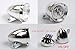 BlueSunshine Vintage Retro Bicycle Bike Front Light Lamp 3 LED Headlight with Bracket (Silver)