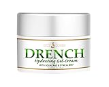 Suzy Cohen Drench Hydrogel Face Moisturizer for Women and Men. Soothes dry, itchy, dull skin and softens fine lines. Anti-aging face cream for dry skin with squalane, aloe, aspen extract & Sym-Calmin.