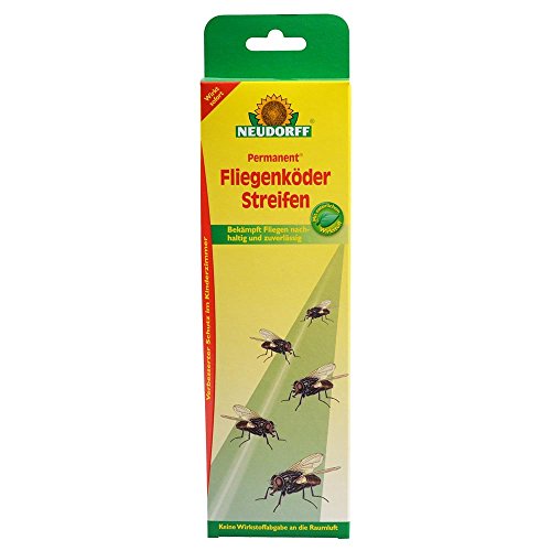 Preisvergleich Produktbild Neudorff Schädlingsabwehr Permanent Fliegenköderstreifen, 12 Stück