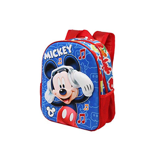 Karactermania Mickey Mouse Music: Mochila 3D Pequeña  Multicolor