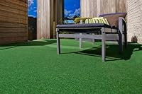 andiamo Kunstrasenteppich Field mit Noppen - Kunstrasen Outdoor zur Verwendung als Balkon Bodenbelag oder Outdoor Teppich - witterungsbeständig und zuschneidbar 200 x 250 cm Grün