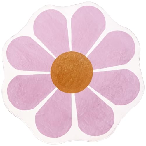 Tapete pink forma flor 63 pulgadas miniatura 1