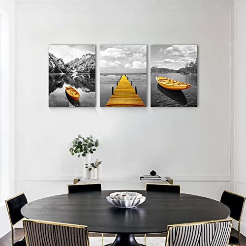 hyidecorart Nordic Nature Landscape Canvas Wall Art for Living Room Modern Artwork Bathroom Pictures Bedroom Wall Decor - Image 4