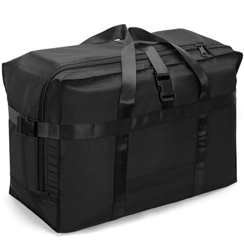 LGAG 120L Foldable Travel Duffle Bag for Men and Women - Large Collapsible Duffel Bag - Waterproof...