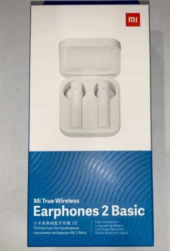 XIAOMI Mi True 2 Basic Écouteurs Intra-Auriculaires sans Fil Bluetooth avec boîtier de Charge Blanc