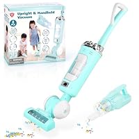 Aspirateur Balai Sans Fil Enfant – Jouet Interactif Avec Aspiration Et Sons, Imitation Ménage, Dès 3 Ans (ABS)