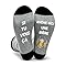 Chaussette Humour Homme Fantaisie Coton Drole Personnalisé Rigolotes Humoristiques Biere Socks Imprimé Lettres Cadeau Paternité Anniversaire Papi Fête des pères EU 39-46