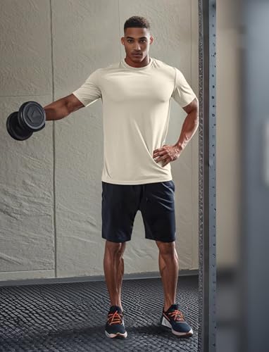 Zengjo Mens Athletic Shirts Moisture Wicking Short Sleeve Quick Dry Workout T-Shirt for Gym Running Exercise3