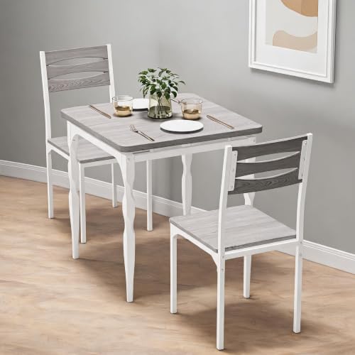 Image of Garvee Dining Table and Chairs Set for 2, Kitchen Dining Set for Apartment