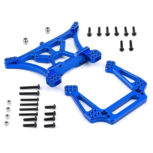 RC�����p�A�N�Z�T���[ For Traxxas For Slash 2WD For Rustler For Stampede For VXL Skully 1/10 �p �A���~���t�����g�E���A�V���b�N�}�E���g 1�g RC�J�[�A�b�v�O���[�h�p�[�c(Blue)