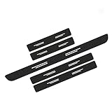 WENINETIES 5 Pièces Protection Seuil de Porte de Voiture pour VW Golf 6 Mk6 2008 2014, Protection Pare Choc Voiture Fibre Carbone Plinthes Autocollant