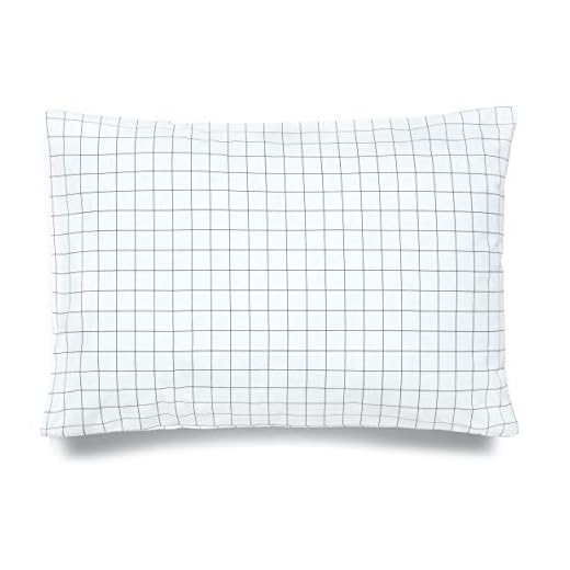 Brooklinen Brooklittles Toddler Pillowcase, Graphite Grid