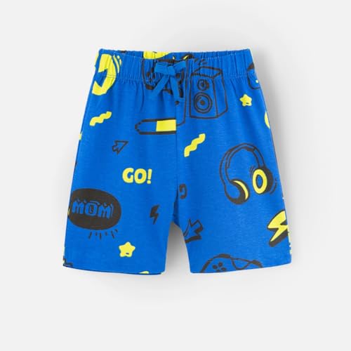 Image of Nap Chief Kids Unisex Pure Cotton Printed Co ord Sets for Boys & Girls, T Shirt and Shorts for Casual Wear
