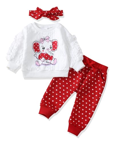 Renotemy newborn baby girl outfits set long sleeve sweatshirts pants