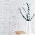Tenedos Carrara Basketweave Polished Marble Mosaic Tile 12x12 in for Kitchen Backsplash Bathroom Wall Shower Floor Fireplace Accent Natural Stone (5 Sheets)