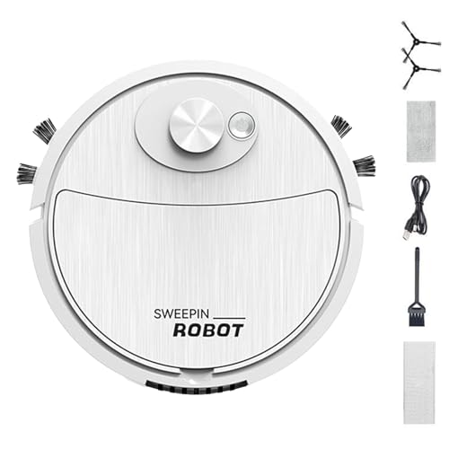 Genérico Robot Aspirador, De – Modern Barrido Automático con Control, Botones Suministros Limpieza Domésticos, Silenciosos para Pisos Piedra Laminados | Multipurpose Outdoor Indoor Utility