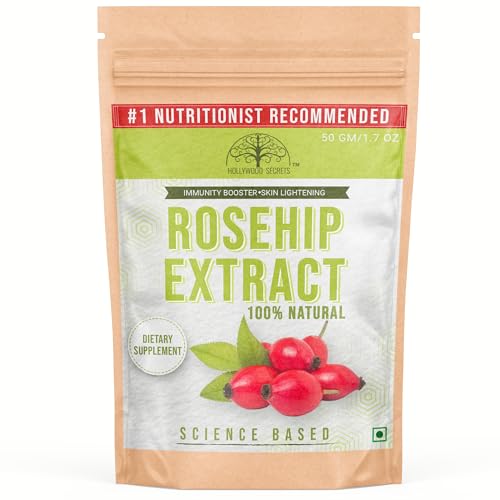 Rosehip extract powder skin brightening supplement 5% vitamin c 50gm