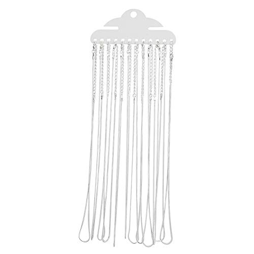 Meiyya 12 Stück DIY Kette Halskette Schlangenkette Halskette Schmuck Kette Halskette Party Shopping für Bankett Date Cover