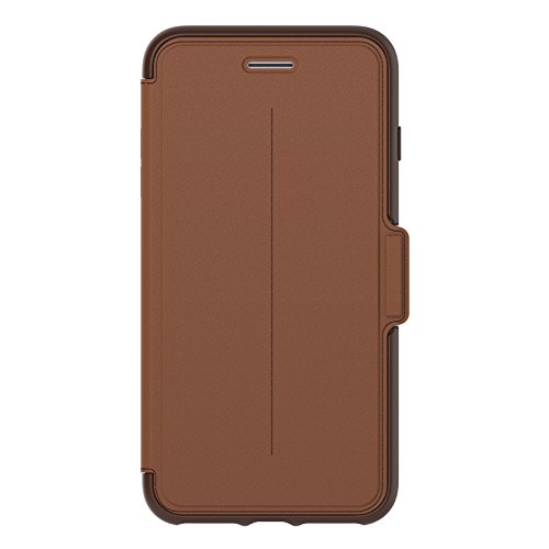 OTTERBOX Strada Series Case for iPhone 8 Plus & iPhone 7 Plus (ONLY) - Frustration FRĒe Packaging - Burnt Saddle (Burnt Saddle/CHAPSHAIR Leather)