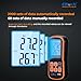 Elitech Digital Light Meter LM-200, Handheld Illuminance Meter with LCD Display, 200,000 Lux Range, Temperature Measurement