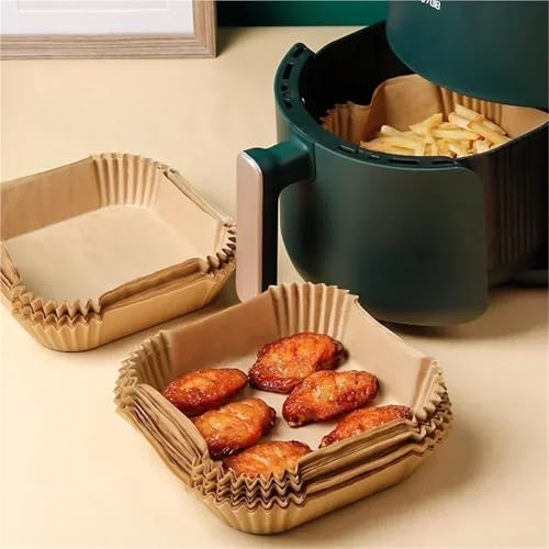 Papel para freidora de aire y moldes para hornear microondas 5