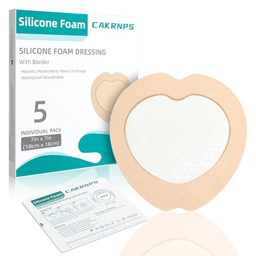 CAKRNPS Sacrum Silicone Foam Dressing with Adhesive Border